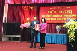 Con ông Phạm Quang Nghị về làm Phó Bí thư Sóc Sơn