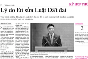 Bộ Tài nguyên và Môi trường nêu lý do lùi sửa Luật Đất đai