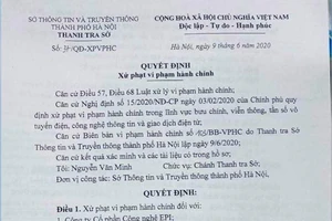 Bị phạt 25 triệu do đưa tin sai về Thứ trưởng Bộ công an