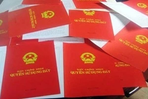 Ảnh minh hoạ sổ đỏ.