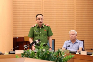 Phó Giám đốc CATP Hà Nội Nguyễn Thanh Tùng