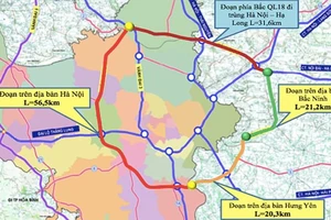 Hà Nội ra chỉ thị đốc thúc việc giải phóng mặt bằng Vành đai 4