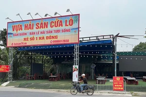 Một cơ sở thuê mặt bằng trên đất quy hoạch làm công viên tại quận Hà Đông