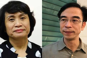 Bà Lê Thị Quỳnh Mai và ông Nguyễn Quang Tuấn