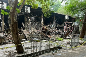 Vụ cháy quán bar ở Hà Nội: Hai chiến sỹ cứu hỏa bị thương nhẹ