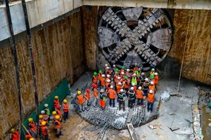 Máy đào hầm TBM Thần Tốc hoàn thành khoan 4 ga ngầm Metro Nhổn - ga Hà Nội