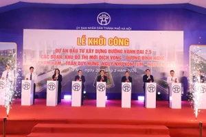 Hà Nội khởi công 3 đoạn tiếp theo của đường Vành đai 2,5