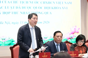Công bố Lệnh của Chủ tịch nước về luật thuế quan trọng liên quan đến hộ kinh doanh