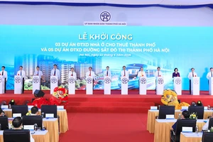 Hà Nội khởi công 5 tuyến đường sắt đô thị và 3 dự án nhà ở cho thuê