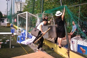 Hội chợ container “khủng” tại Hà Nội bị giải tán