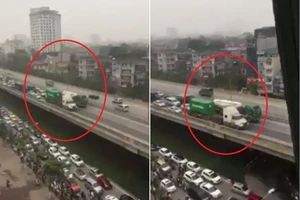 Xe bồn, container dàn hàng ngang, cả trăm xe sau ùn ứ