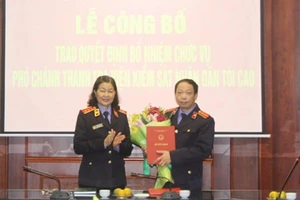 Viện kiểm sát Tối cao có Phó Chánh thanh tra mới