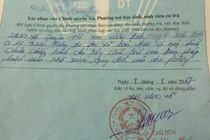 Kỉ luật chủ tịch xã vụ phê lý lịch “xấu” tại Hà Nội