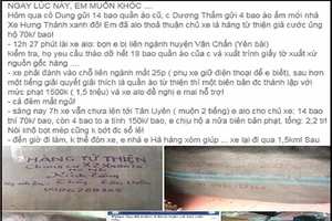 Thực hư xe chở quần áo từ thiện lên Yên Bái bị xử phạt