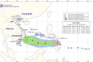 Bộ Công an chỉ đạo khẩn ứng phó bão Sanba