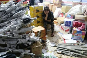 Công an thu giữ cả kho súng, kiếm, dụng cụ kích dục