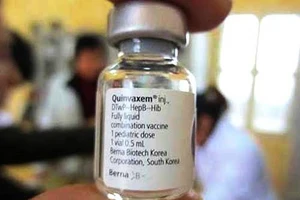 Cuối tháng 5-2018 sẽ dừng sử dụng vaccine Quinvaxem 