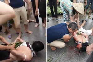 Dân làng vây đánh người đàn ông vì nghi bắt cóc trẻ em