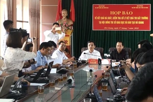Đề nghị khởi tố vụ gian lận điểm thi chấn động tại Hà Giang ​
