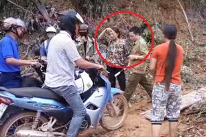 Sự thật clip công an 'bảo kê' thu tiền qua nơi sạt lở