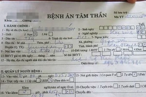 Truy tố bác sĩ vì làm giả bệnh án tâm thần cho tội phạm