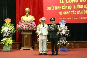 Bộ Công an bổ nhiệm 2 giám đốc công an tỉnh