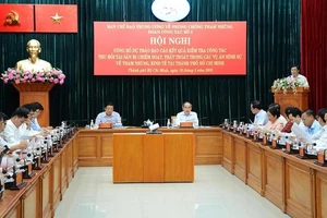 Công bố kết quả kiểm tra thu hồi tài sản tham nhũng tại TP.HCM