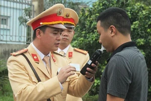 Tài xế có thể biết vi phạm của mình qua điện thoại