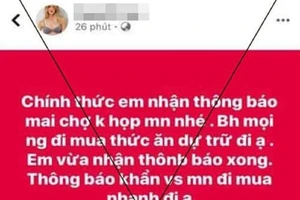 Lên Facebook tung tin chợ đóng cửa, cô gái bị phạt 12,5 triệu