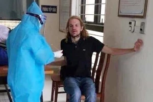 Nam thanh niên người Đức trốn khỏi khu cách ly COVID-19. Ảnh: CACC