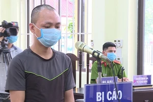 Bị cáo Thái Xuân Hưng tại tòa. Ảnh: A.T