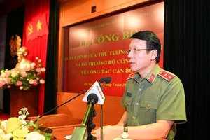 Tướng Lương Tam Quang làm thủ trưởng cơ quan ANĐT Bộ Công an