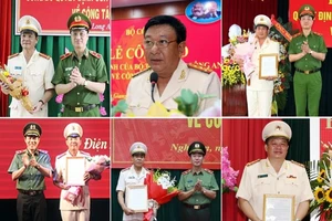 11 giám đốc công an tỉnh vừa được Bộ Công an bổ nhiệm