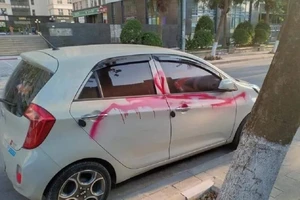 3 bảo vệ xịt sơn hàng loạt ô tô vì không gửi vào bãi