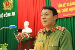 Thứ trưởng Lương Tam Quang phát biểu tại hội nghị. Ảnh: Bộ Công an