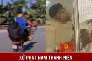 Bị xử phạt vì bốc đầu xe máy để đăng trên TikTok