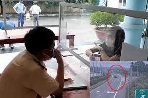 Nữ tài xế đi ngược chiều 20m, bị phạt 17 triệu và tước bằng lái 6 tháng