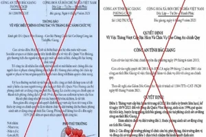 Bị công an triệu tập vì mạo danh đội trưởng cảnh sát cơ động