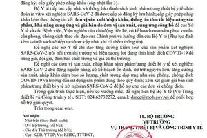 Kit test của Việt Á được Bộ Y tế giới thiệu cho các địa phương thế nào?