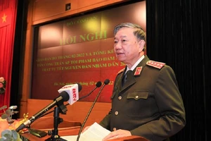 Bộ trưởng Tô Lâm: Trấn áp mạnh tội phạm, không được có tư tưởng ‘xả hơi’