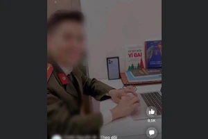 Chủ tiệm tóc 'nhận kết đắng' vì mặc trang phục công an, quay clip đăng Facebook