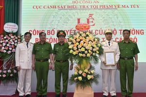 Cục Cảnh sát ma túy Bộ Công an có thêm 2 cục phó