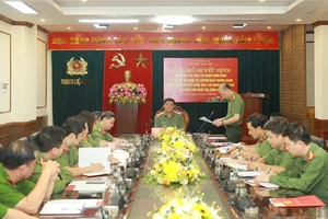 Công bố xác minh tài sản của 14 cán bộ có chức vụ tại Bộ Công an