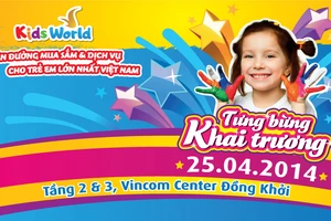 Kids World – Thiên đường trẻ em sắp khai trương