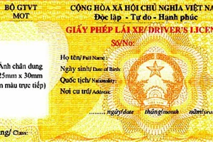 Tháng 9 sẽ áp dụng cấp bằng lái xe số tự động