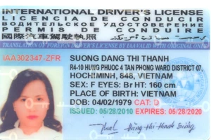 Thủ tục cấp đổi giấp phép lái xe quốc tế