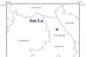 Động đất Sơn La rung chuyển 3,4 độ richter 