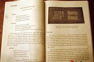 Phụ huynh sốc với bản dịch mới của bài thơ Sông núi nước Nam trong SGK lớp 7