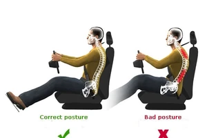Khi lái xe, ngồi thế nào cho đúng, cho oai?