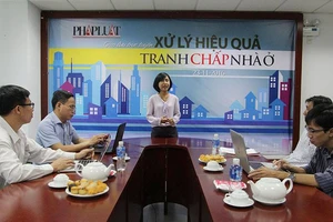 Giao lưu trực tuyến 'Xử lý các tranh chấp nhà ở'